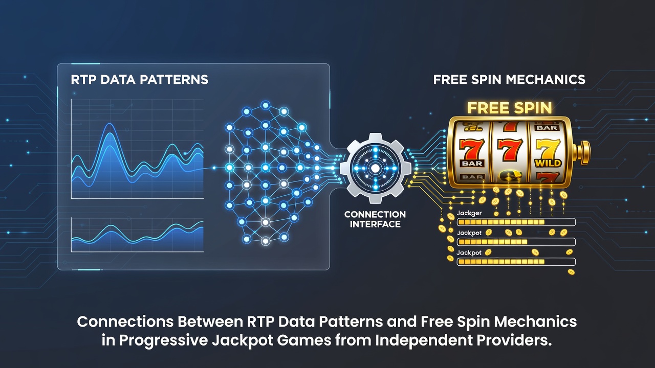 RTP data patterns visualized across progressive jackpot slots from independent studios