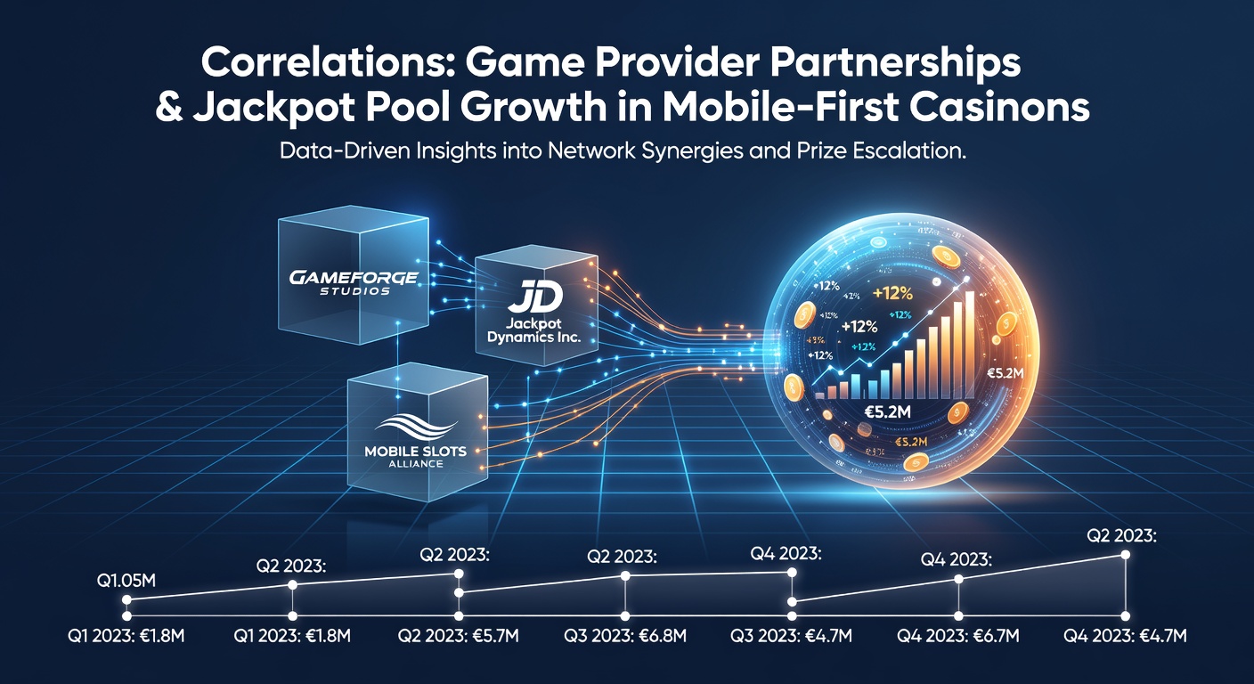 Mobile casino interface showing interconnected jackpot pools across multiple game providers on smartphones and tablets