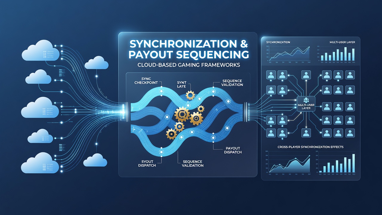 Data visualization of payout sequencing timelines across synchronized cloud nodes