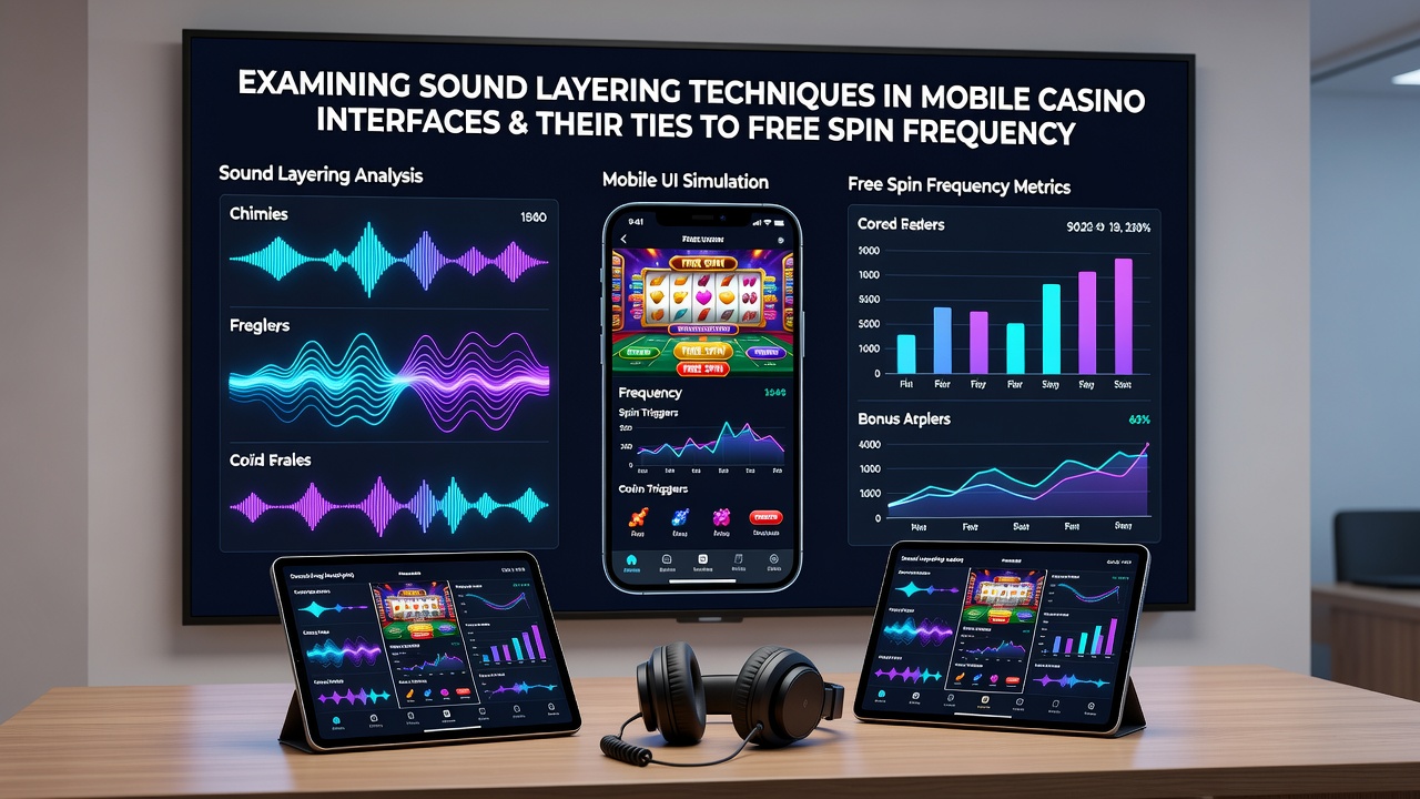 Mobile slot interface showing layered audio cues during free spin entry