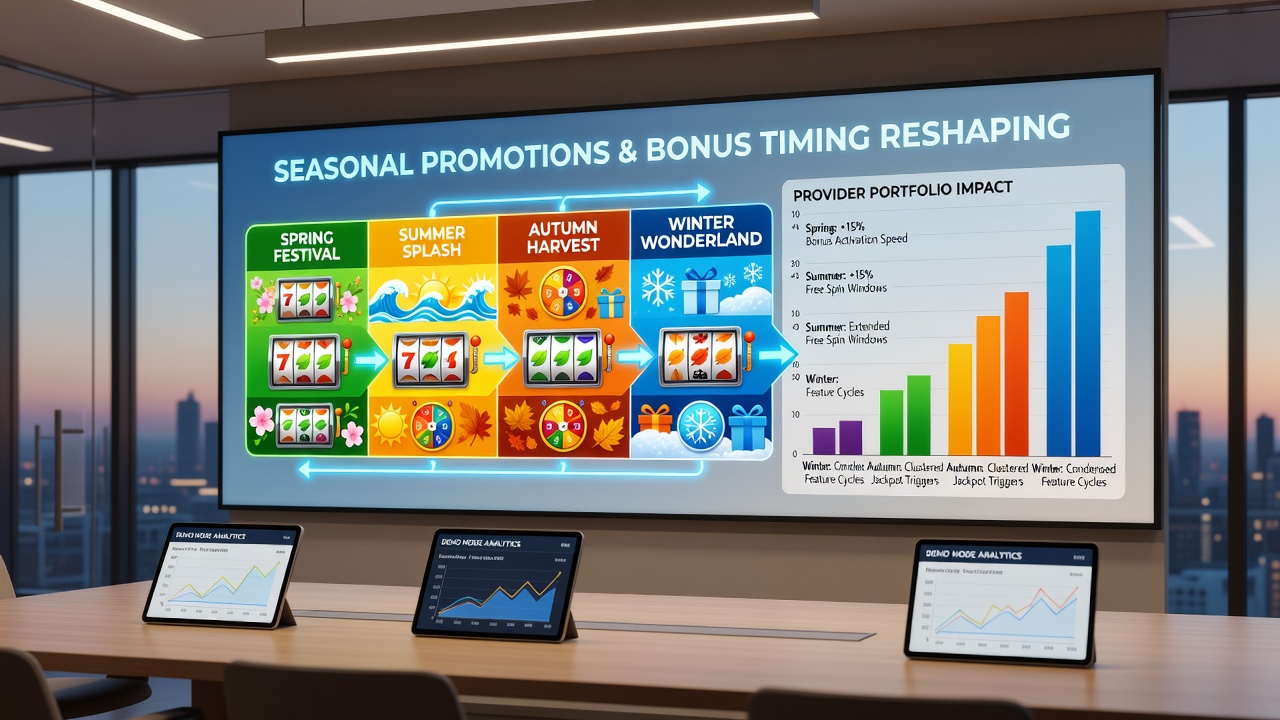 Dashboard view of provider portfolio with seasonal timing parameters highlighted for demo mobile slots